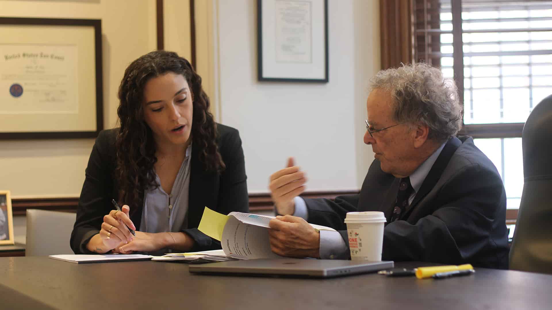 Founder Stephen Kohn with Associate Kayla Svihovec
